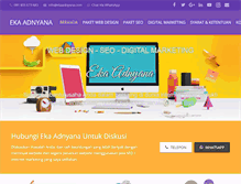Tablet Screenshot of ekaadnyana.com